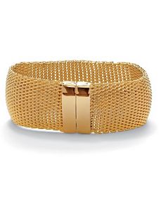Mesh Bangle Bracelet by PalmBeach Jewelry