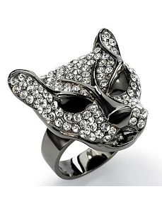 Crystal Panther Ring by PalmBeach Jewelry