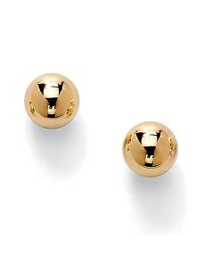 Ball Stud Pierced Earrings by PalmBeach Jewelry