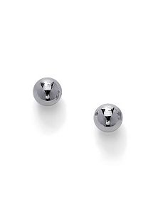 Ball Stud Pierced Earrings by PalmBeach Jewelry