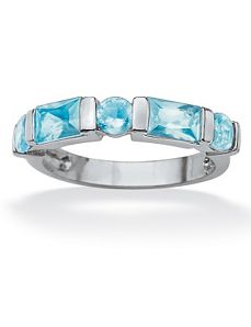 Channel-Set Birthstone Ring by PalmBeach Jewelry