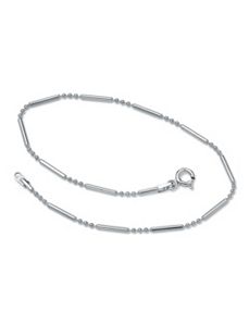 Bar and Bead Ankle Bracelet by PalmBeach Jewelry