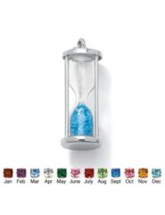 Birthstone Hourglass Pendant by PalmBeach Jewelry