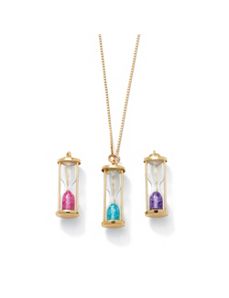 Genuine Birthstone Pendant by PalmBeach Jewelry