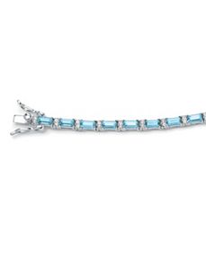 Birthstone Tennis Bracelet by PalmBeach Jewelry