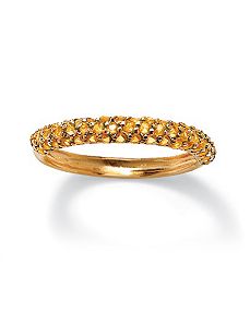 Birthstone Cluster Stackable Ring by PalmBeach Jewelry