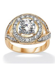 Round DiamonUltra&trade; Ring by PalmBeach Jewelry