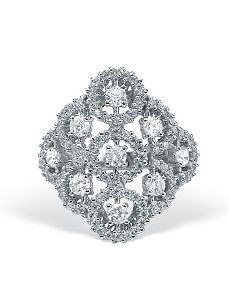 Cubic Zirconia Multi-Circle Ring by PalmBeach Jewelry