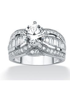 Cubic Zirconia Ring by PalmBeach Jewelry