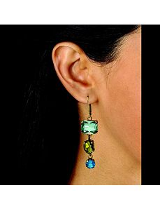 Blue and Green Lucite by PalmBeach Jewelry