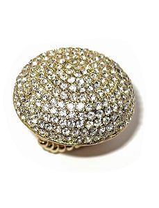 Crystal Dome Stretch Ring by PalmBeach Jewelry
