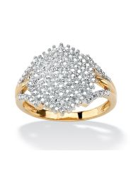 Diamond Cluster Ring by PalmBeach Jewelry