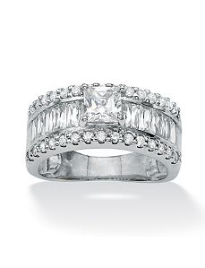 Cubic Zirconia Ring by PalmBeach Jewelry