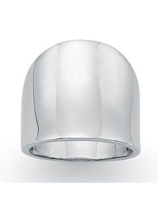 Concave Cigar Band by PalmBeach Jewelry