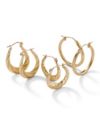 Set of Three Pairs of Earrings