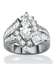 Cubic Zirconia Ring by PalmBeach Jewelry