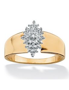 Diamond Accent Cluster Ring by PalmBeach Jewelry