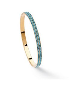 Double-Row Birthstone Bracelet by PalmBeach Jewelry