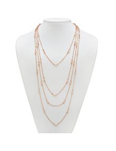 Cubic Zirconia Station Necklace by PalmBeach Jewelry