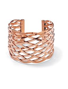 Lattice Cuff Bracelet by PalmBeach Jewelry