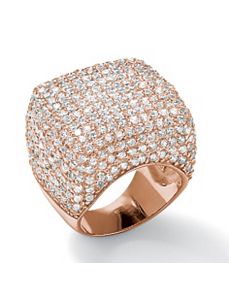 Cubic Zirconia Pave Ring by PalmBeach Jewelry