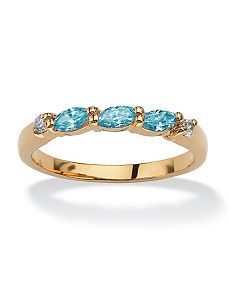 Marquise Birthstone Ring by PalmBeach Jewelry