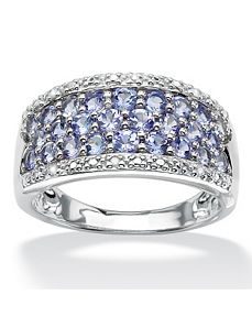 Tanzanite and Diamond Accent Ring by PalmBeach Jewelry