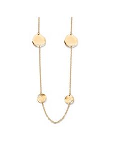 Austrian Crystal Disk Necklace by PalmBeach Jewelry