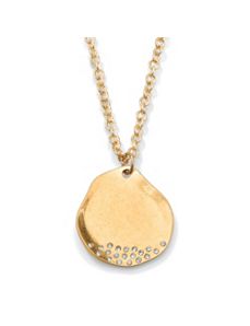 Austrian Crystal Disk Pendant by PalmBeach Jewelry