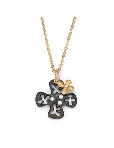 Cross Cutout Pendant and Charm by PalmBeach Jewelry