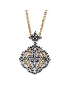 Foliated Cutout Pendant by PalmBeach Jewelry