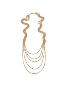 Multi-Chain Beaded Necklace by PalmBeach Jewelry