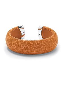 Orange Stingray Cuff Bracelet by PalmBeach Jewelry
