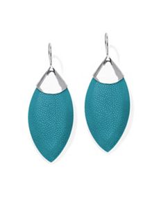 Stingray & Mother-of-Pearl Earrings by PalmBeach Jewelry