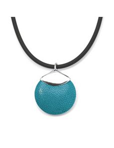 Circle-Shaped Stingray Pendant by PalmBeach Jewelry