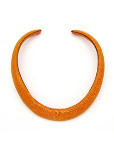 Orange Stingray Choker-Necklace by PalmBeach Jewelry
