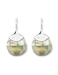 Mother-of-Pearl Drop Earrings by PalmBeach Jewelry