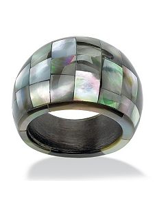Dome-Shaped Mother-of-Pearl Ring by PalmBeach Jewelry