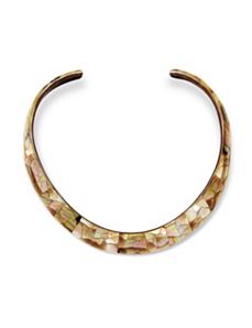 Mother-of-Pearl Choker-Necklace by PalmBeach Jewelry