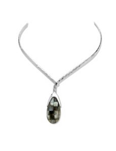 Mother-of-Pearl Pendant-Necklace by PalmBeach Jewelry