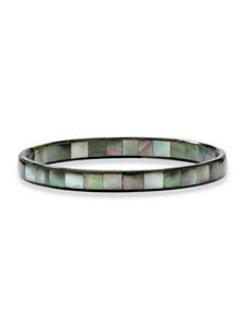 Mother-of-Pearl Bangle Bracelet by PalmBeach Jewelry