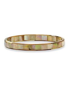 Mother-of-Pearl Bangle Bracelet by PalmBeach Jewelry