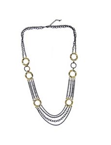 Tutone Multi-Chain by PalmBeach Jewelry