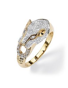 Diamond Accent Panther Ring by PalmBeach Jewelry