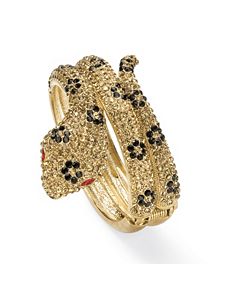 Crystal Snake Bangle Bracelet