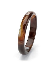 Brown Chalcedony Bangle Bracelet by PalmBeach Jewelry