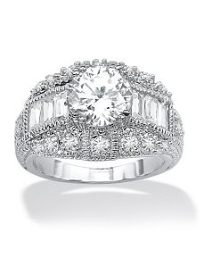 Cubic Zirconia Ring by PalmBeach Jewelry