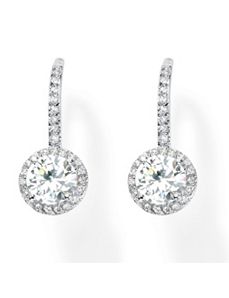Cubic Zirconia Earrings by PalmBeach Jewelry