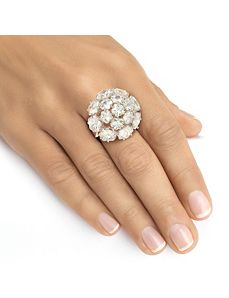 Cubic Zirconia Cocktail Ring by PalmBeach Jewelry
