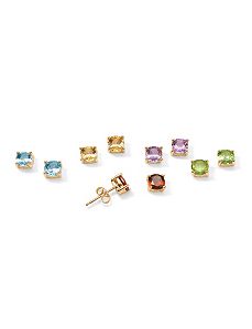 Semi-Precious Gemstone Earring Set by PalmBeach Jewelry